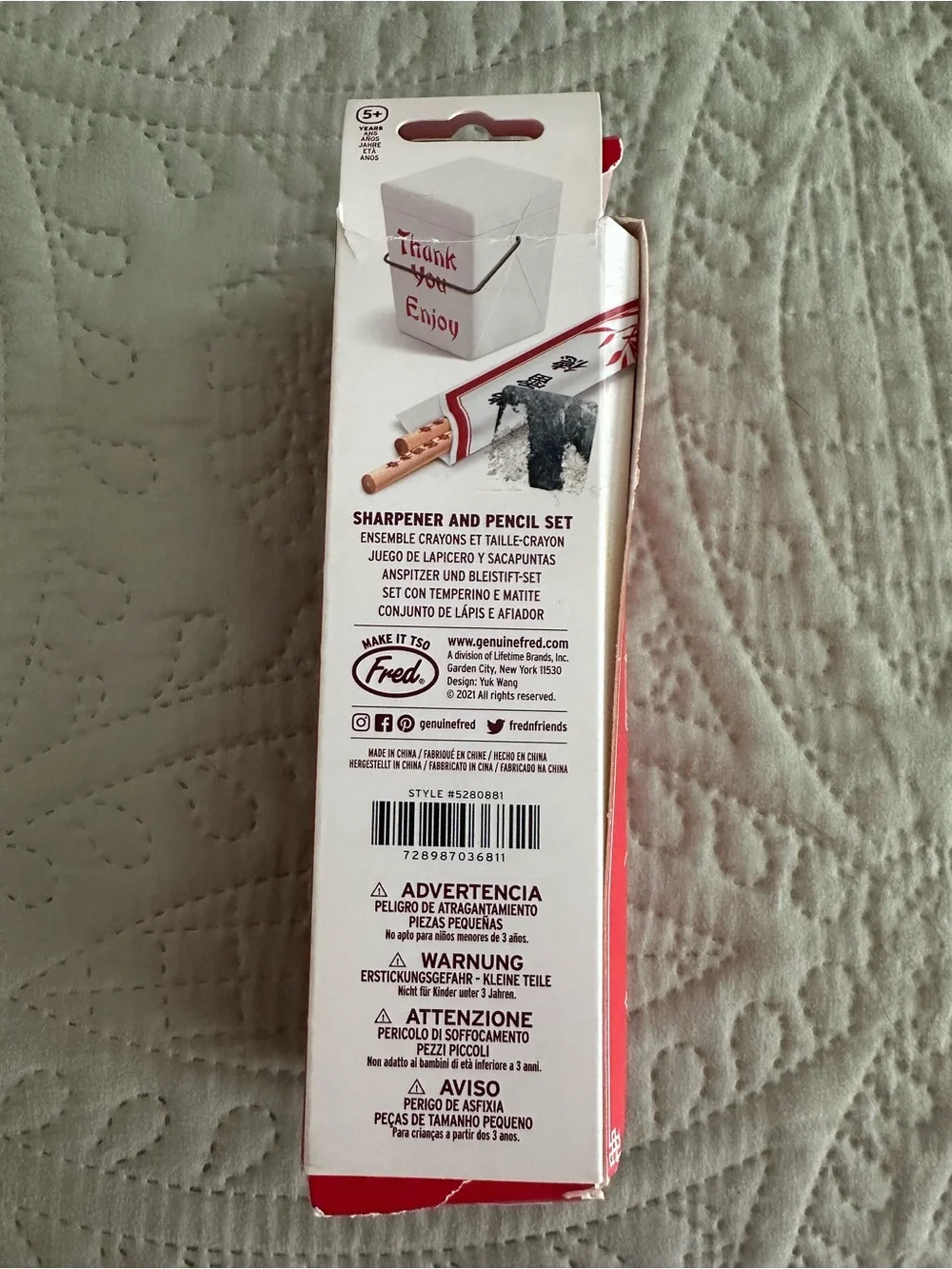 TSO Sharp Chinese Take Out Sharpener & Chop Stick Pencils